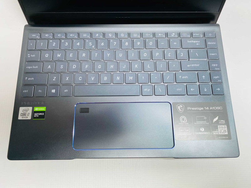 MSI Prestige 14 A10SC with i7 10th gen CPU & NVIDIA GPU READ -