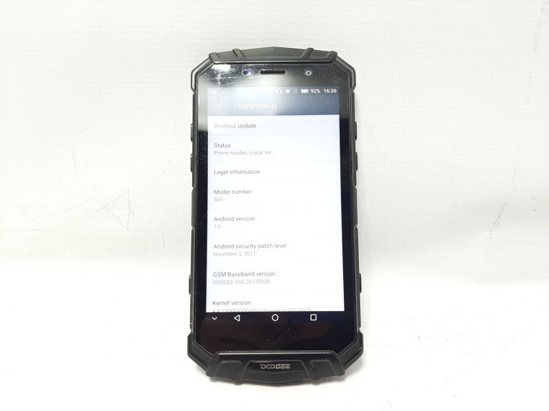Doogee S60 Rugged Smartphone 64GB Black/Grey - Unlock Q$