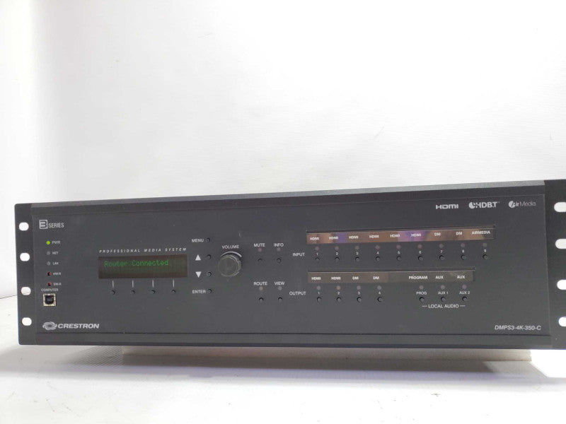 Crestron DMPS3-4K-350-C Presentation System Home Automation 4K HDMI, AS-IS ~