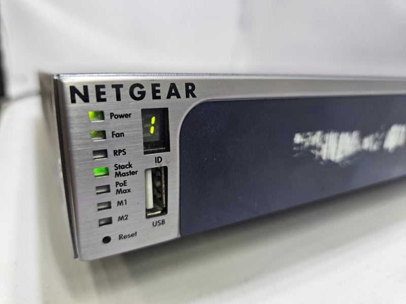 NetGear ProSafe GSM7228PS 24-Port Gigabit L2+ Managed Stackable PoE Switch  )