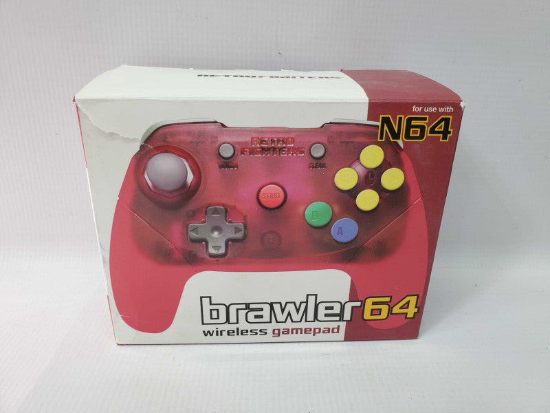 Retrofighters Brawler 64 Wireless Gamepad for Nintento 64 [AS-IS] |