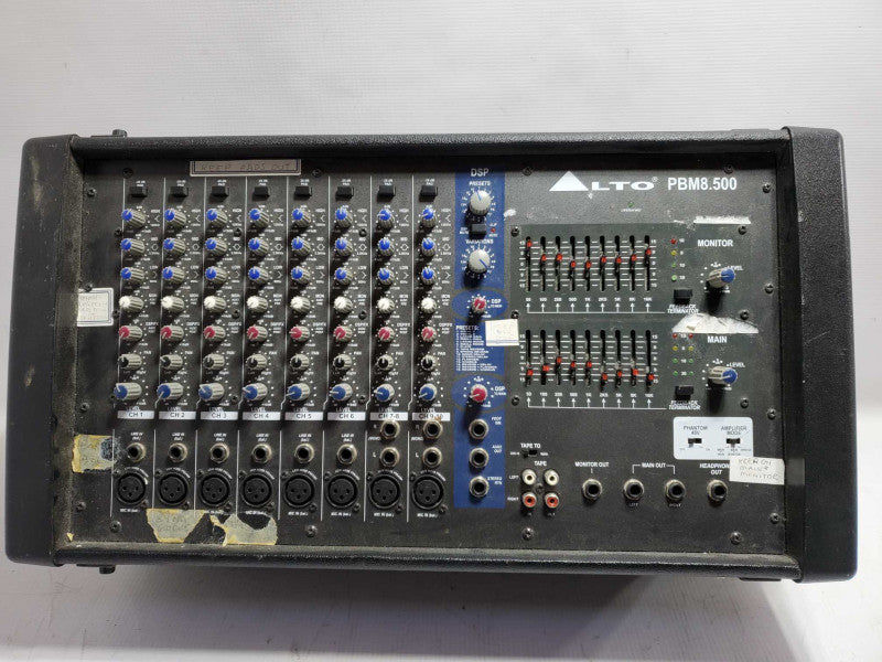 Alto Professional PBM8.500 - 8-Channel Stereo Powered Mixer, AS-IS ~