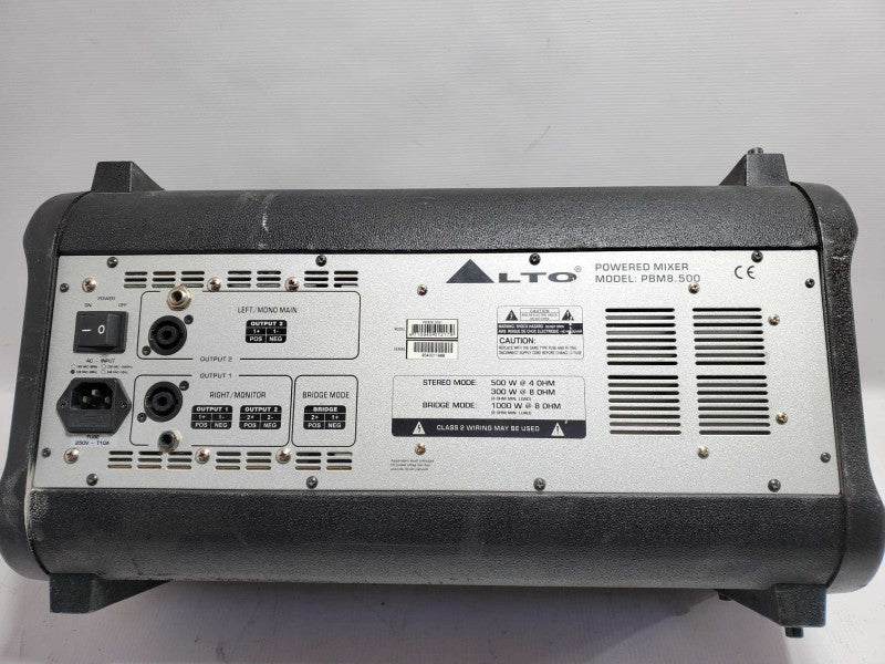 Alto Professional PBM8.500 - 8-Channel Stereo Powered Mixer, AS-IS ~