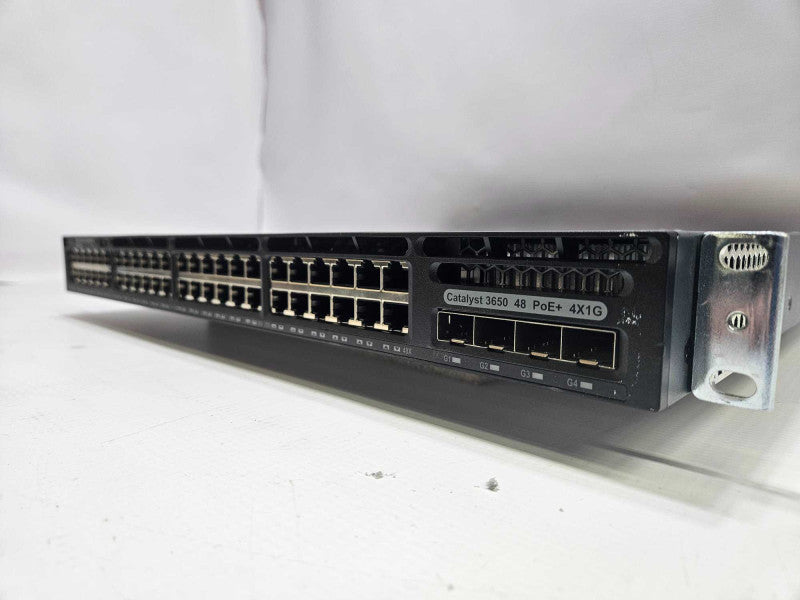 Cisco Catalyst 3650 48 Port PoE 4x1G LAN Base Switch WS-C3650-48PS-S *NO PSU* )