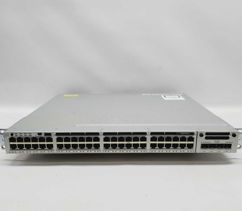 Cisco WS-C3850-48T-S 48x10/100/1000Ports IP Base Layer 3 Network Switch x1PSU =