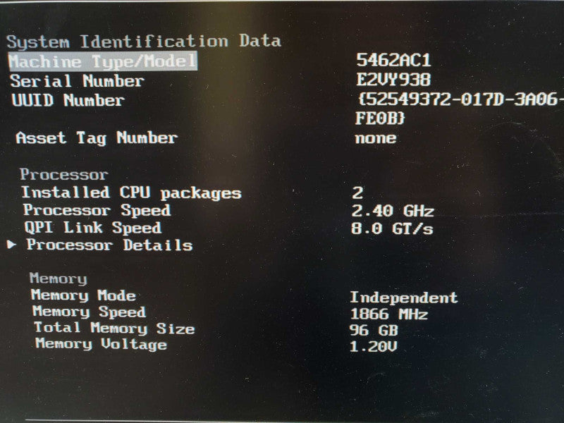 Lenovo System x3650 M5, 2x Xeon E5-2620(v3) 2.4GHz/96GB, M5210, NO HDDs 8x2.5 ~
