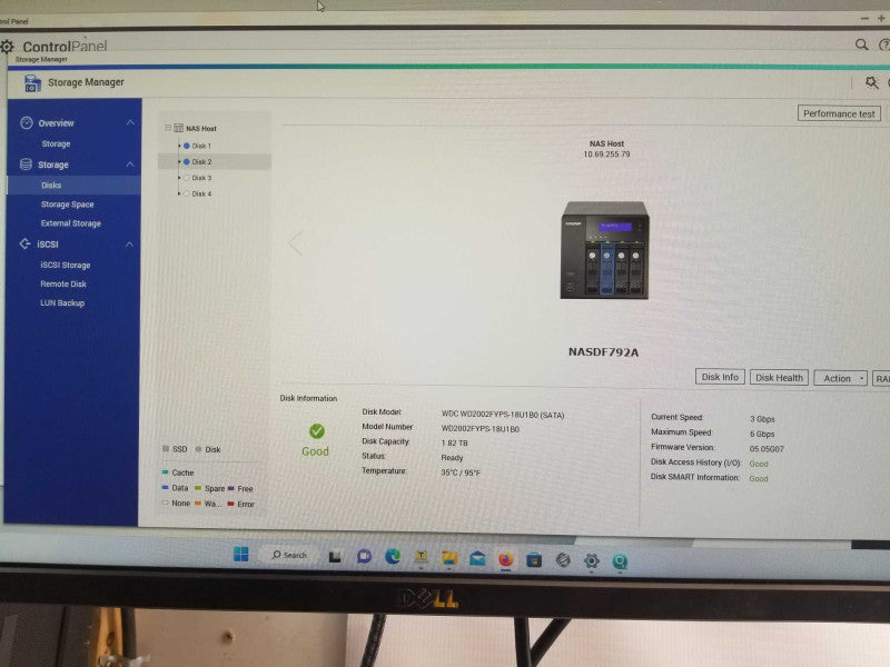 QNAP TS-469 Pro NAS 4 Bay with 2x 2TB HDDs, HDMI, Factory reset _