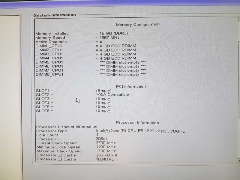 Dell Precision T3610 Xeon E5-1620 V2 @ 3.70ghz / 16gb ram / Quadro K600 GPU #