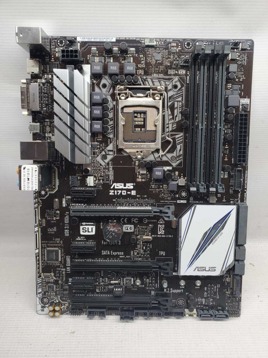 ASUS Z170-E Socket LGA1151 DDR3 M.2 ATX Motherboard AS-IS~