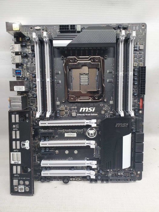 MSI X99A SLI Krait Edition LGA 2011-3 DDR4 USB3.1 Intel X99 Motherboard ATX AS-IS~