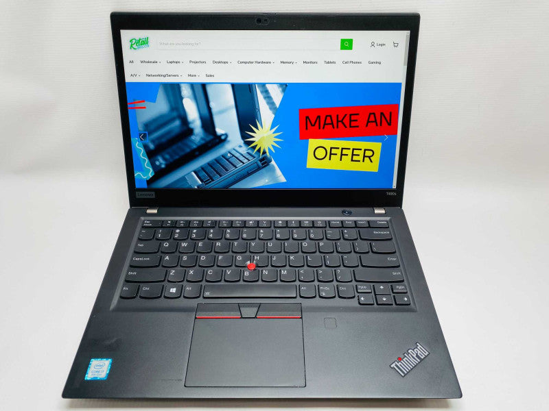 Lenovo ThinkPad T490s with i7-8655U CPU 16GB RAM & 512GB SSD Storage  -
