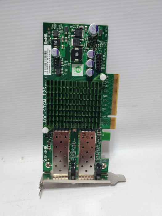 Genuine SuperMicro AOC-STGN-I2S Dual Port 10GbE SFP Ver1 Network Card Adapter ~