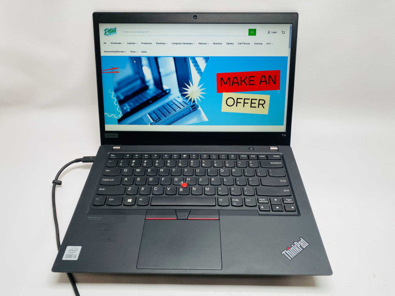 Lenovo ThinkPad T14 Gen 1 with i5-10210U CPU 8GB RAM & 256GB NVMe READ -