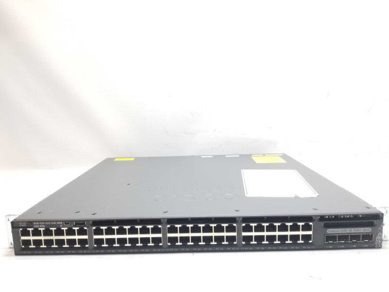 Cisco Catalyst 3650 48 Port PoE 4x1G IP Base Switch WS-C3650-48PS-S 2x PSU _