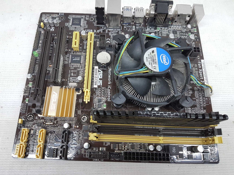 CPU-Mobo combo i5-4440 @ 3.10ghz / 4gb ram / ASUS B85M-E/CSM - READ #