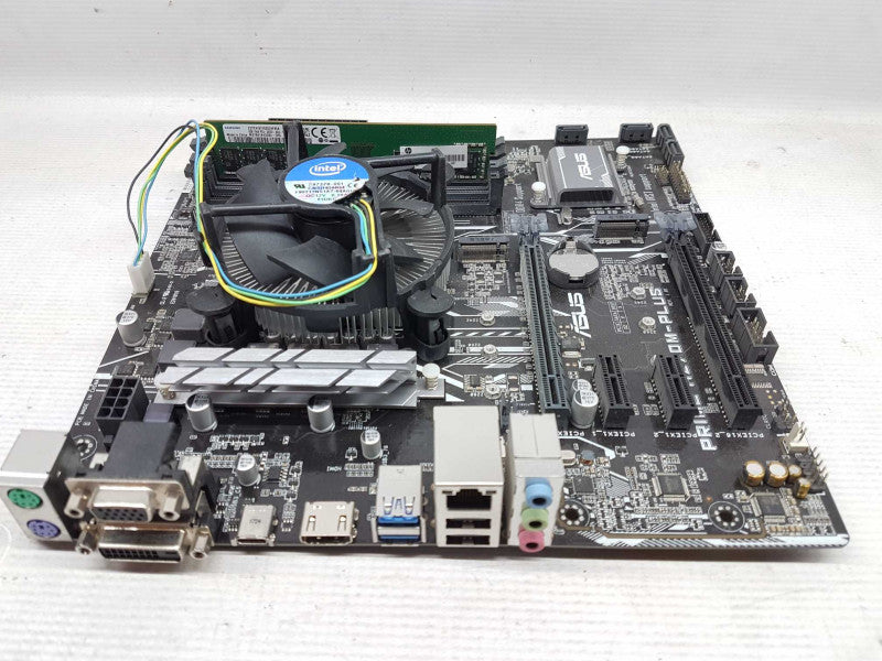 CPU/Mobo combo i5-7400 @ 3.00ghz / 8gb ram / Prime H270M+ / No IO Shield#