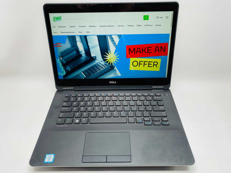 DELL Latitude E7470 with i7-6600U CPU 8GB RAM & & 256GB SSD Storage  -