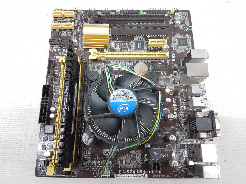 CPU/Mobo combo i3-4360 @ 3.70ghz / 4gb ram / B85M-E - no IO Shield #