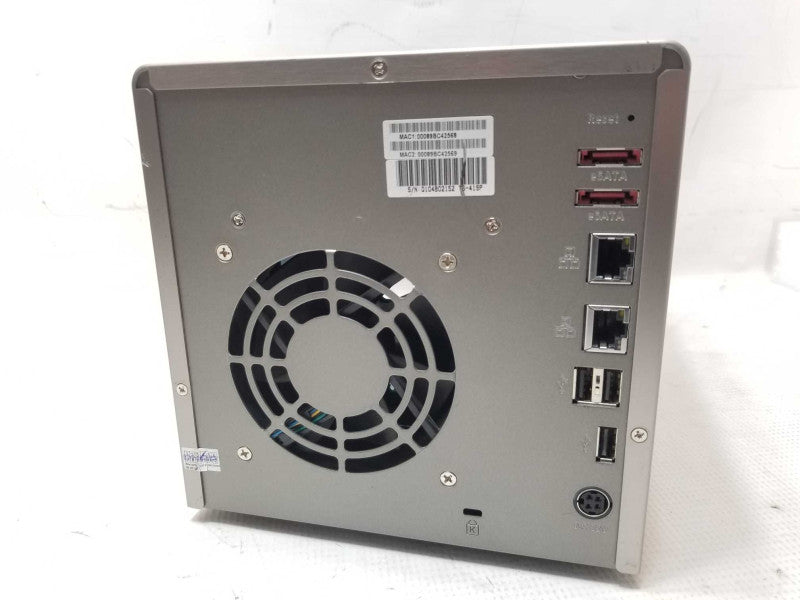 QNAP TS-419P 4- Bay NAS with 2x 3.5\\" HDD Caddies, Read _