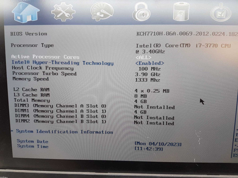 CPU Mobo Combo i7-3770 @ 3.40ghz / 4gb ram / Intel Desktop Board - READ #