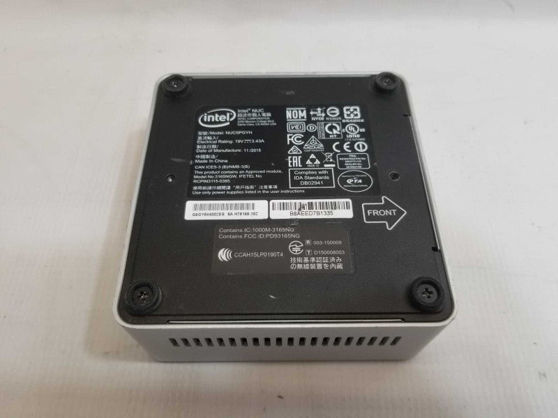 Intel NUC Pentium N3700 1.60ghz / 8gb ram / Model NUC5PGYH, No HDD_