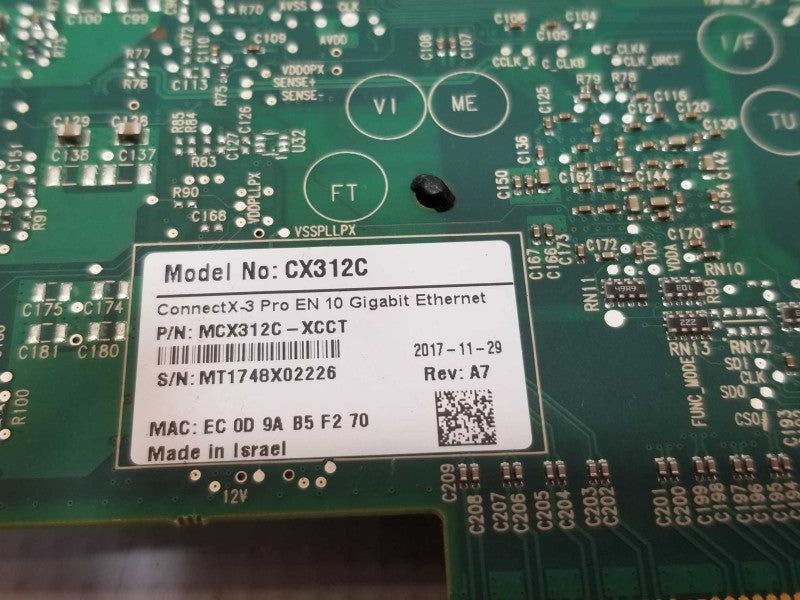 ConnectX-3 Pro EN Dual Port 10GB SFP Card / Model: CX312C _