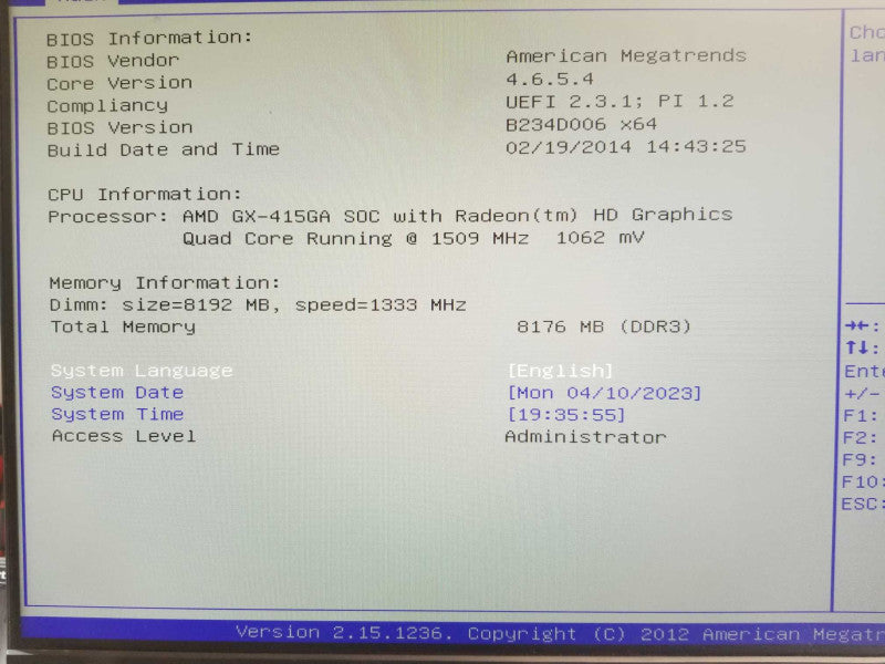 Datto Mini PC, AMD GX-415GA 1.5GHz, 8GB RAM, 1TB HDD _