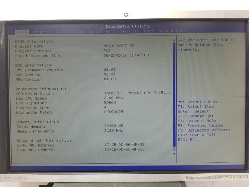 Datto S3B2000 4 Bay 3.5\\" NAS, Intel Xeon D-1521 2.4GHz, 32GB RAM, 120 GB SSD _