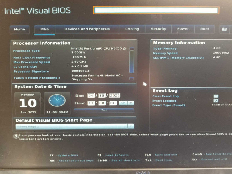 Intel NUC Mini PC, Intel Pentium N3700 1.6GHz, 4GB RAM, No HDD _