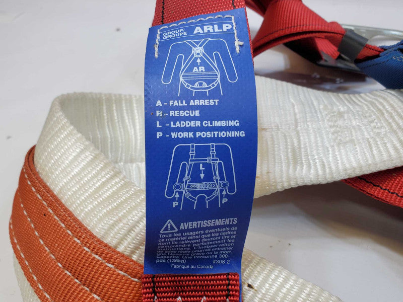 Tower Climbing Full Body Harness Back & Sides D-Ring [Size M] (