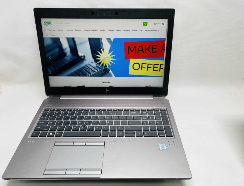 HP ZBook 15 G6 with i7-9750H  16GB RAM & 512GB SSD Storage  -