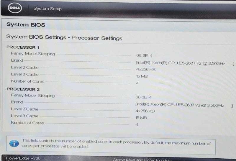 Dell PowerEdge R720 2x Xeon E5-2637 v2 @ 3.50GHz 32GB RAM PERC H710P Mini =