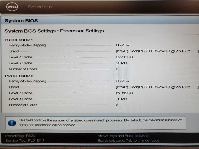 Dell PowerEdge R620 2x Xeon E5-2670 @ 2.6GHz 128GB DDR3 3TB SSD H710P Mini (