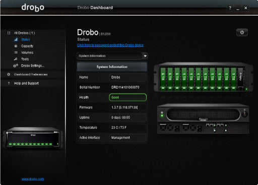 Drobo B1200i Hybrid Storage Array [26TB Storage - DHCP] (