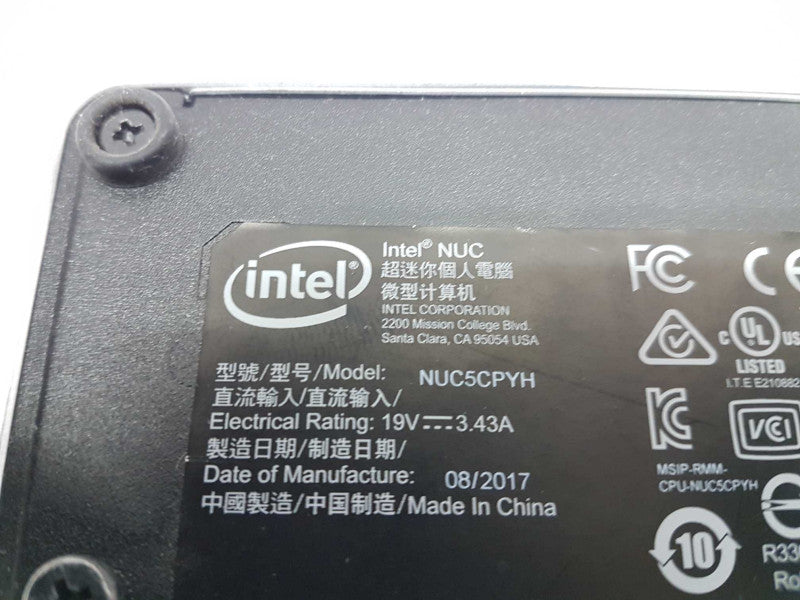 Intel NUC NUC5CPYH Celeron N3050 @ 1.60ghz / 4gb ram / READ #