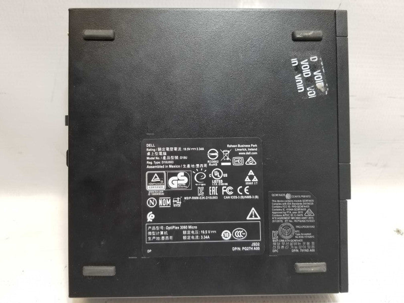 Dell Optiplex 3060 Micro Core i5-8500T @ 2.1GHz 8GB 128GB SSD _