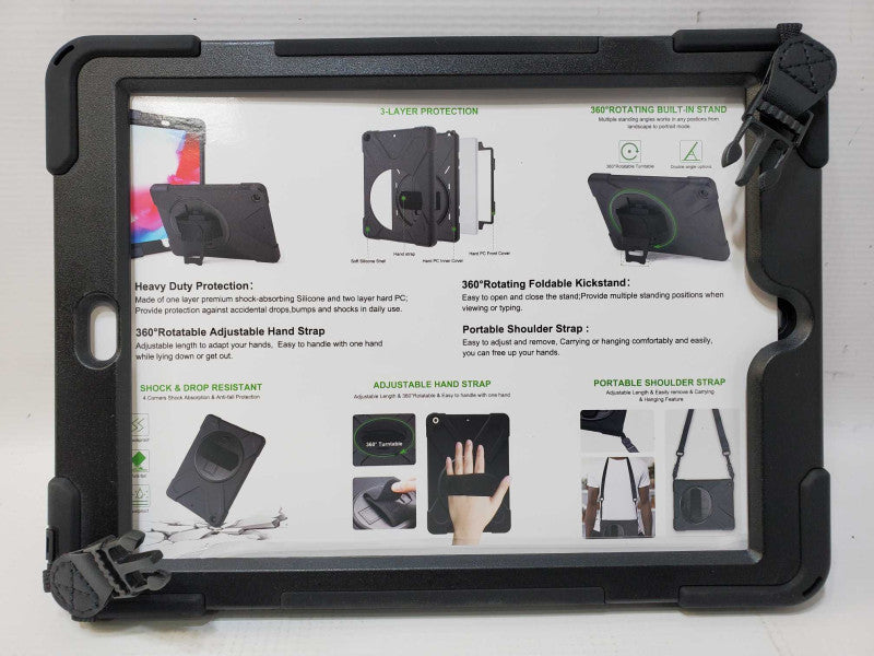 Zenrich Case for Apple iPad 10.2\\" - Black Q(