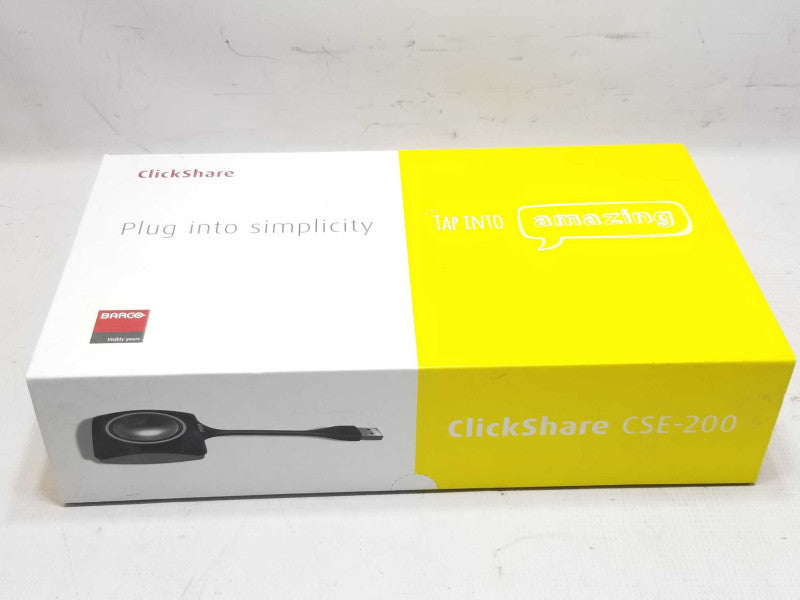 Barco ClickShare CSE-200 Wireless Presentation System w/ 2x Buttons & 1x Ante _