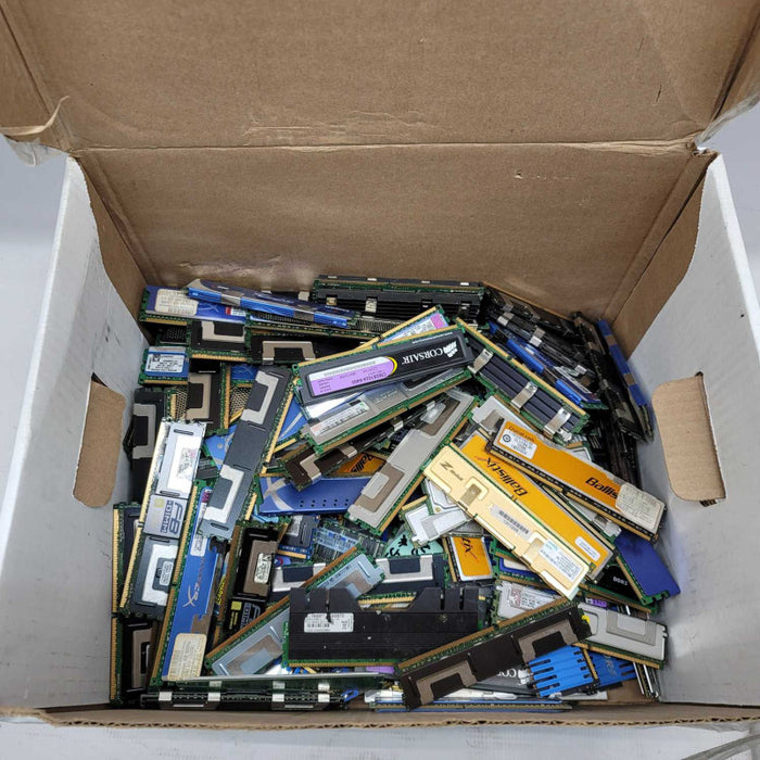 Mixed Scrap Ram with Heatsink / Memory - AS-IS - READ * 20lbs =