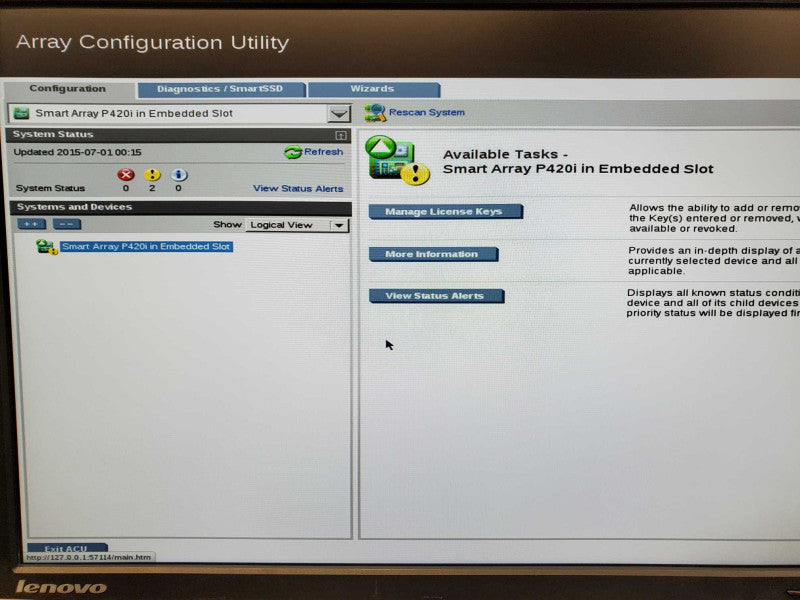 HP Proliant ML350P Gen8 Xeon E5-2620 @ 2.00ghz 32GB Ram No HDD (