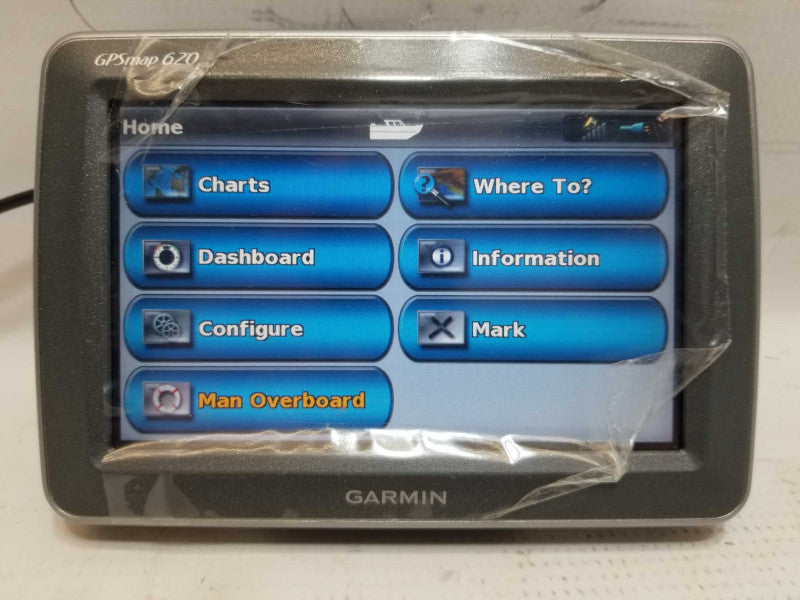 GARMIN GPSMAP 620 MARINE & AUTOMOTIVE GPS CHART PLOTTER, No Battery _