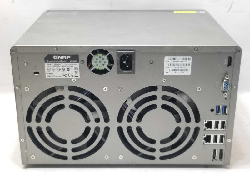 QNAP TS-869 Pro 8-Bay NAS with 3x 4TB HDDs (12TB) _