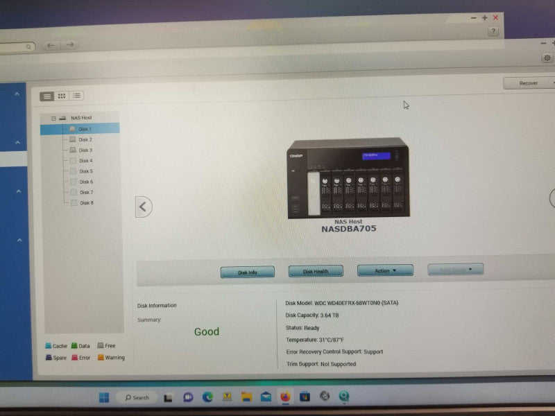 QNAP TS-869 Pro 8-Bay NAS with 3x 4TB HDDs (12TB) _