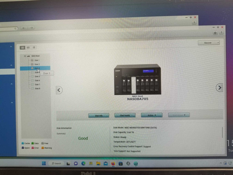 QNAP TS-869 Pro 8-Bay NAS with 3x 4TB HDDs (12TB) _