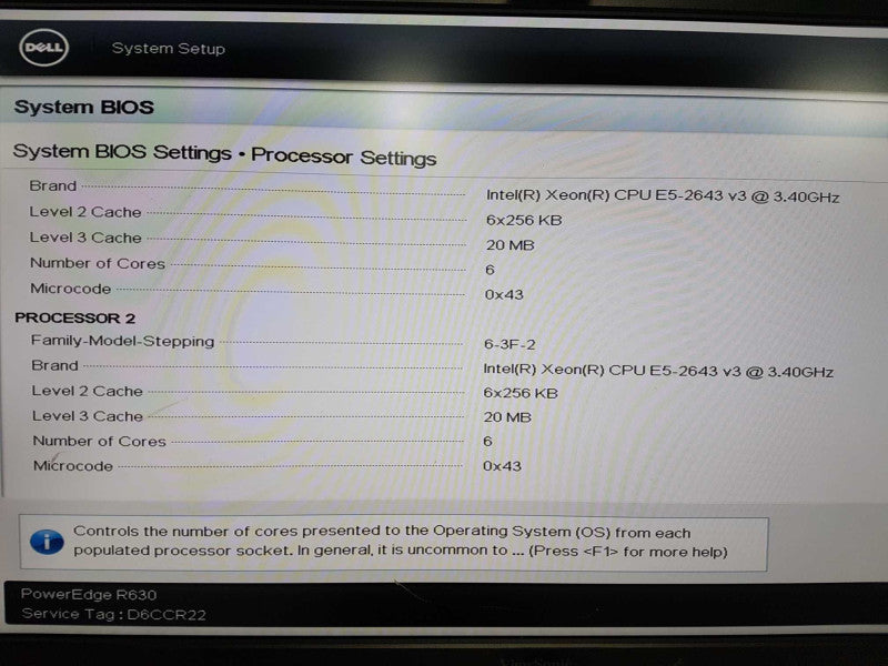 Dell Poweredge R630 2x Xeon E5-2643 V3 @ 3.40ghz / 64gb ram / H730P Mini #