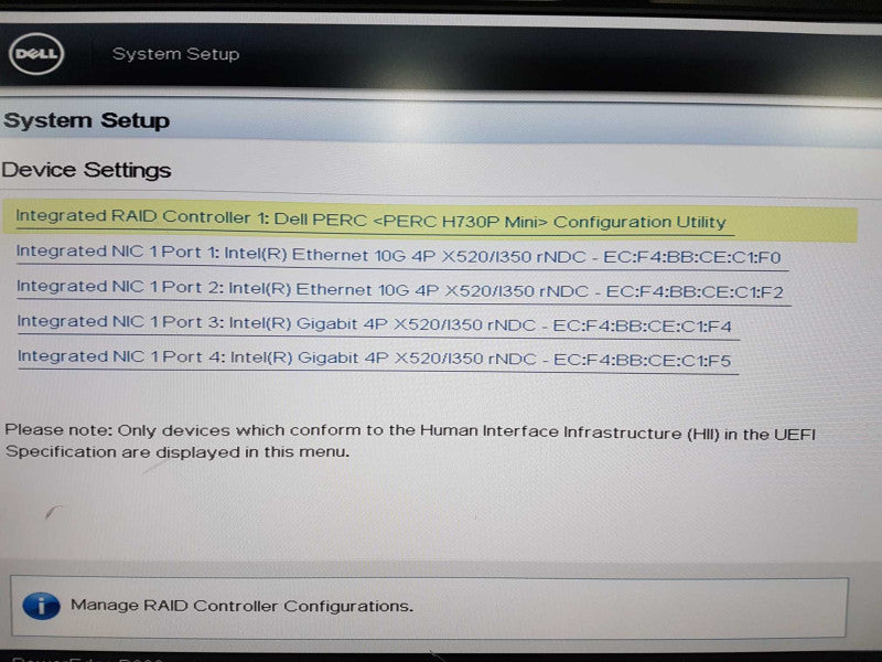 Dell Poweredge R630 2x Xeon E5-2643 V3 @ 3.40ghz / 64gb ram / H730P Mini #