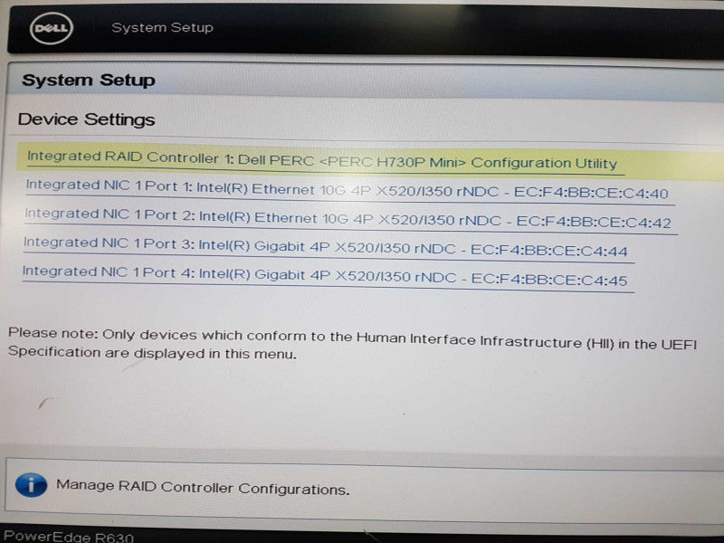 Dell Poweredge R630 2x Xeon E5-2643 V3 @ 3.40ghz / 128gb ram / H730P Mini #\t #
