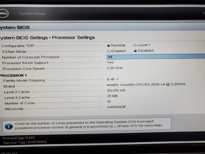 Dell PowerEdge R430 Xeon E5-2630(v4) @ 2.2GHz 32GB DDR4 4x 3.5\\" No HDD/Raid (