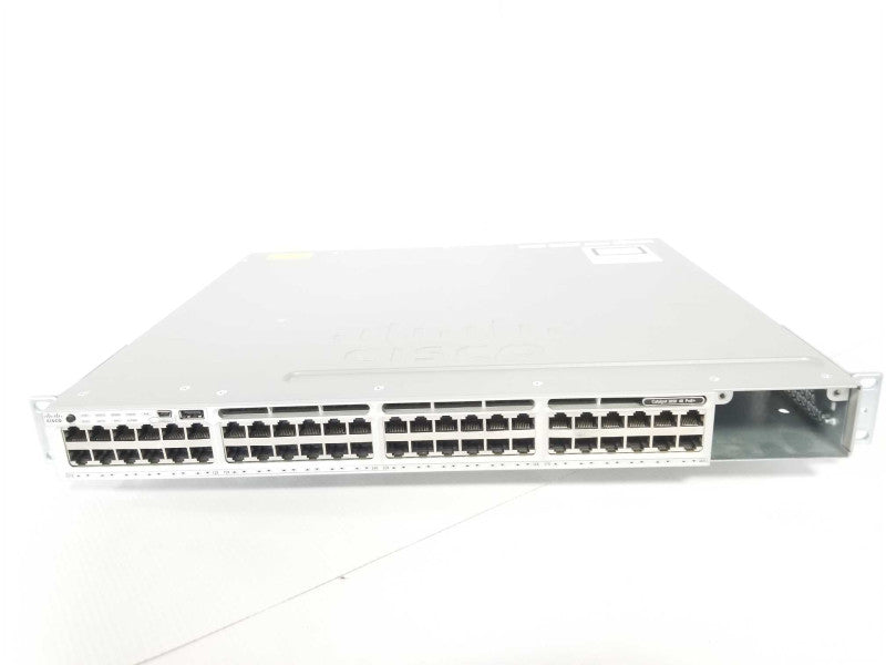 Cisco WS-C3850-48P-S Switch 48 Port Gigabit PoE w/ 2x PSU Q_