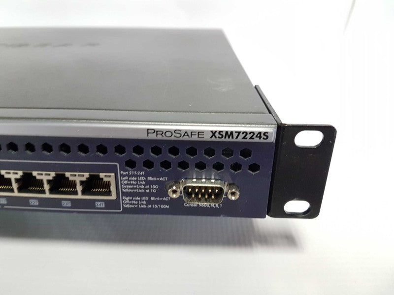 Netgear ProSafe XSM7224S 24x port 10Gigabit Managed L2+ Stackable / RESET #